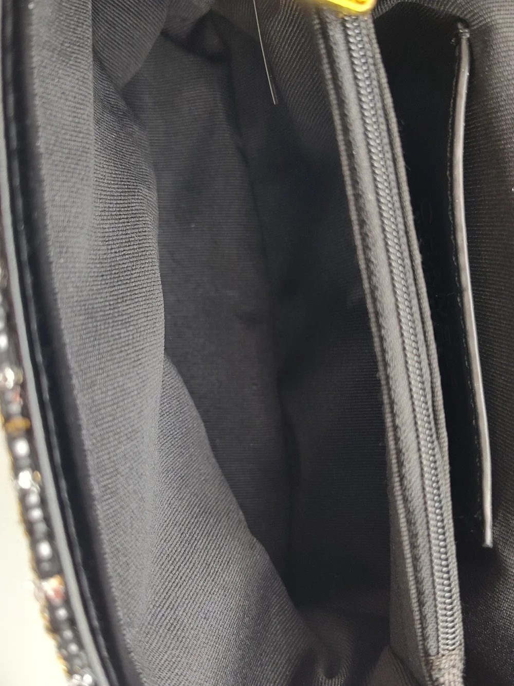CHANEL black tweed